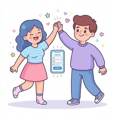 Bạn bè đăng ký tài khoản