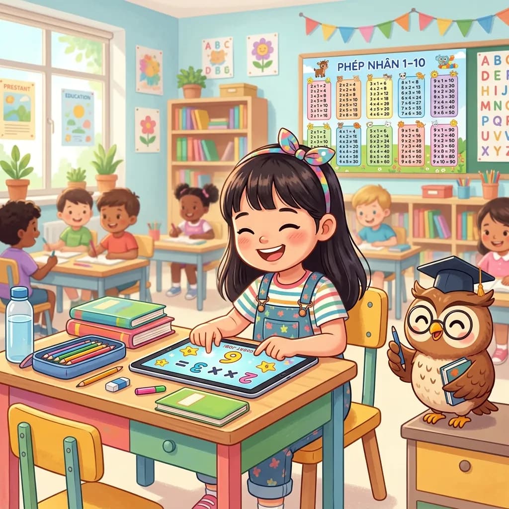 Bảng Cửu Chương Cho Bé: 7 Cách Dạy Con Nhớ Nhanh, Không Sợ Toán