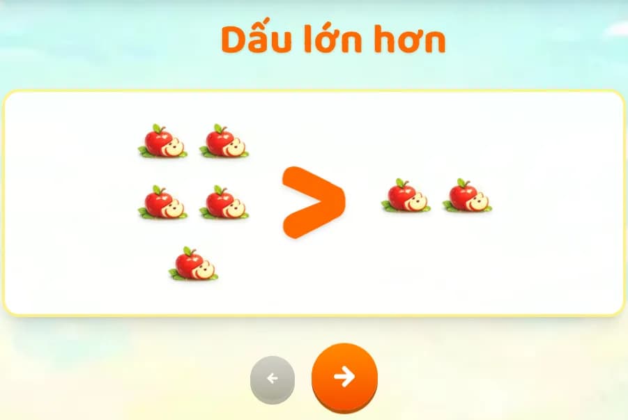 Dạy Bé So Sánh Số Lượng: Khái Niệm Lớn Hơn, Nhỏ Hơn & Bằng Nhau