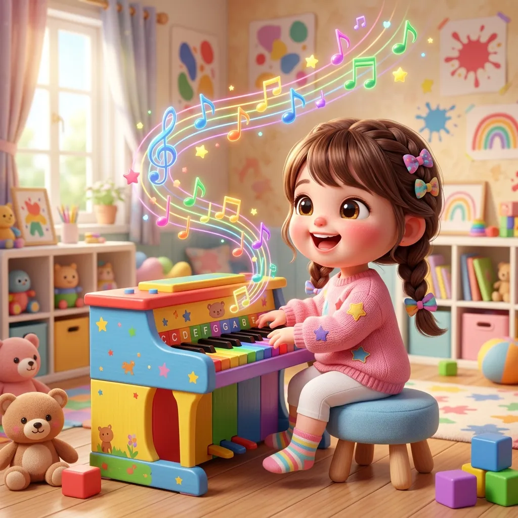 Đàn Piano Tí Hon Cho Bé: 3 Chế Độ Chơi Và Lợi Ích Phát Triển Toàn Diện
