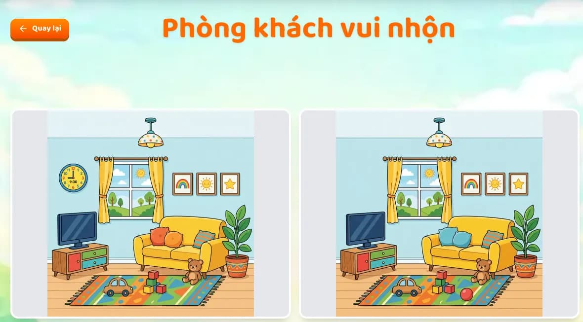 Trò Chơi Tìm Điểm Khác Biệt: Rèn Đôi Mắt Tinh Anh Và Sự Tập Trung