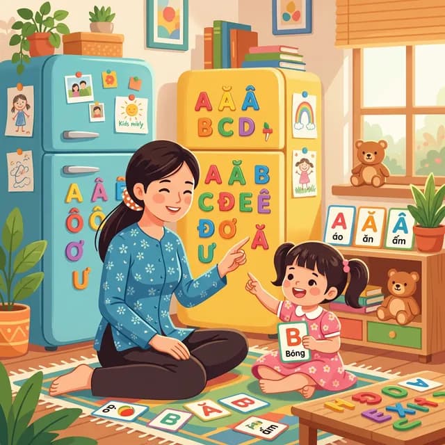 Dạy Bé Học Bảng Chữ Cái Tại Nhà: 8 Trò Chơi Khiến Con 'Nghiện' Học