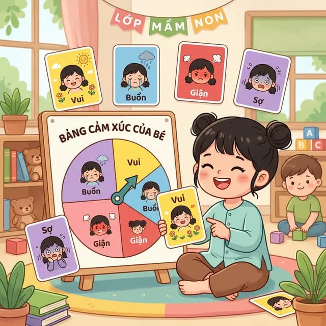 Dạy Bé Quản Lý Cảm Xúc: Phương Pháp 'Bánh Xe Cảm Xúc' Ba Mẹ Phải Biết