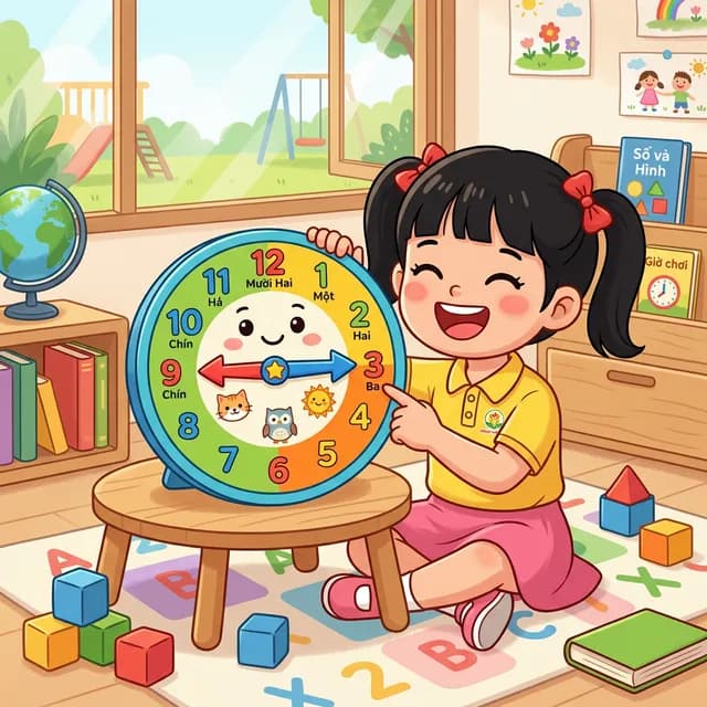 Học Xem Đồng Hồ Cho Bé: Phương Pháp 3 Bước Dễ Như 'Ăn Kẹo'