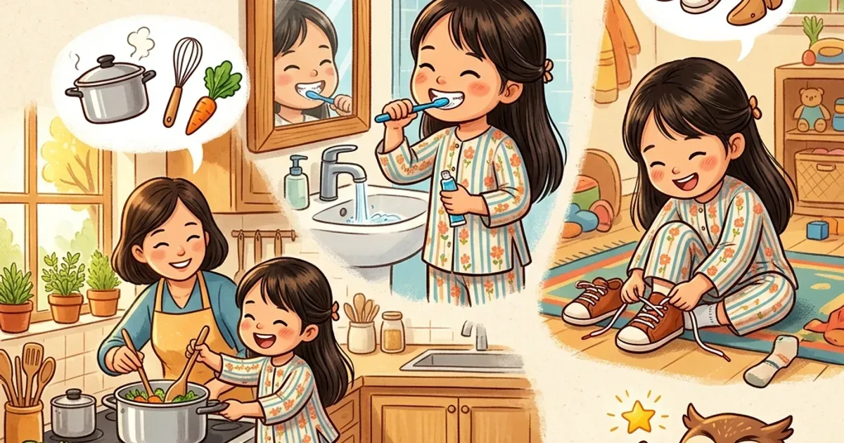 Dạy Kỹ Năng Sống Cho Trẻ Mầm Non: 15 Kỹ Năng Cần Có Trước 6 Tuổi