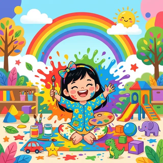 Màu Sắc Cho Trẻ Mẫu Giáo: Từ Nhận Biết Đến Pha Màu Như Họa Sĩ Nhí