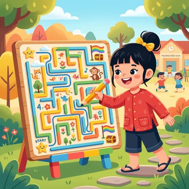 Mê Cung Cho Bé: Trò Chơi 'Đơn Giản' Nhưng Rèn Luyện IQ Cực Mạnh