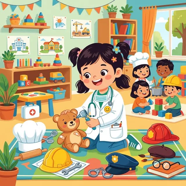 Dạy Bé Biết Các Nghề Nghiệp: 'Con Muốn Làm Gì Khi Lớn Lên?'