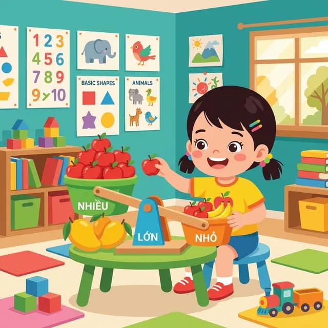 So Sánh Lớn Nhỏ, Nhiều Ít Cho Bé: Nền Tảng Toán Học Ba Mẹ Hay Quên