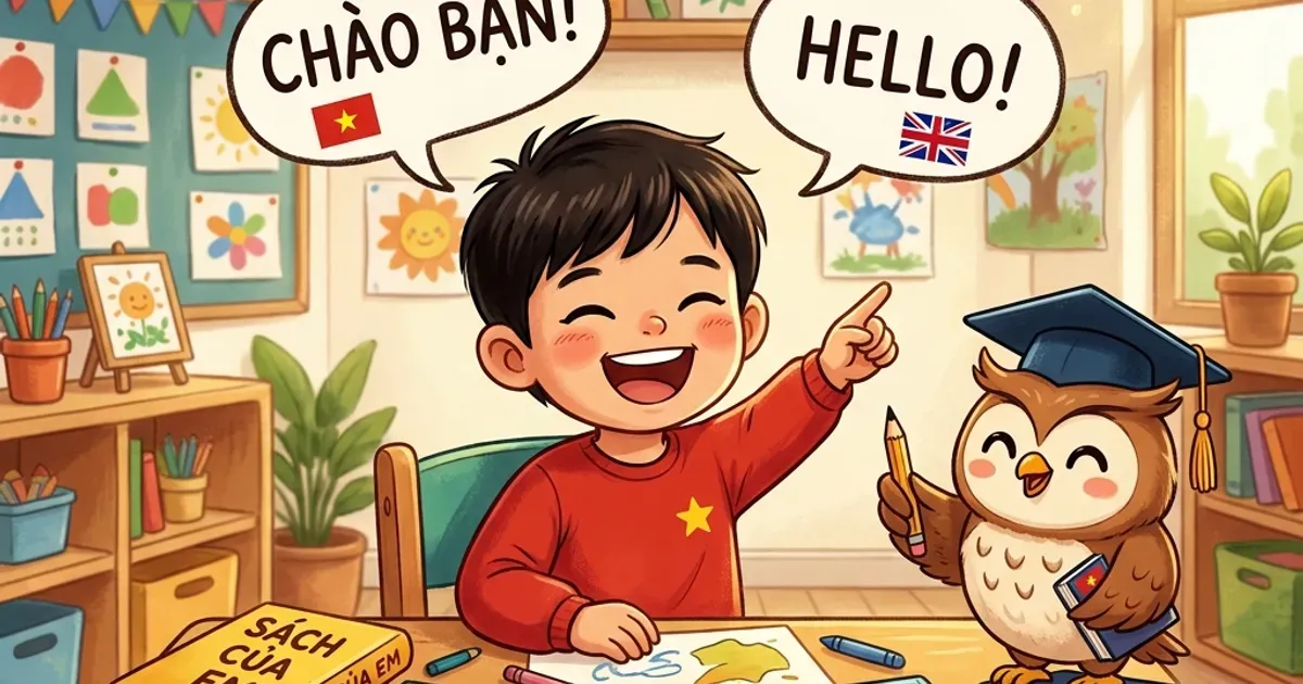 Song Ngữ Anh-Việt Cho Trẻ Mầm Non: Có Nên Dạy Sớm? Khoa Học Trả Lời