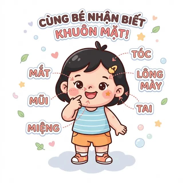 Bé Học Bộ Phận Cơ Thể: Khám Phá Bản Thân Qua Trò Chơi Tương Tác