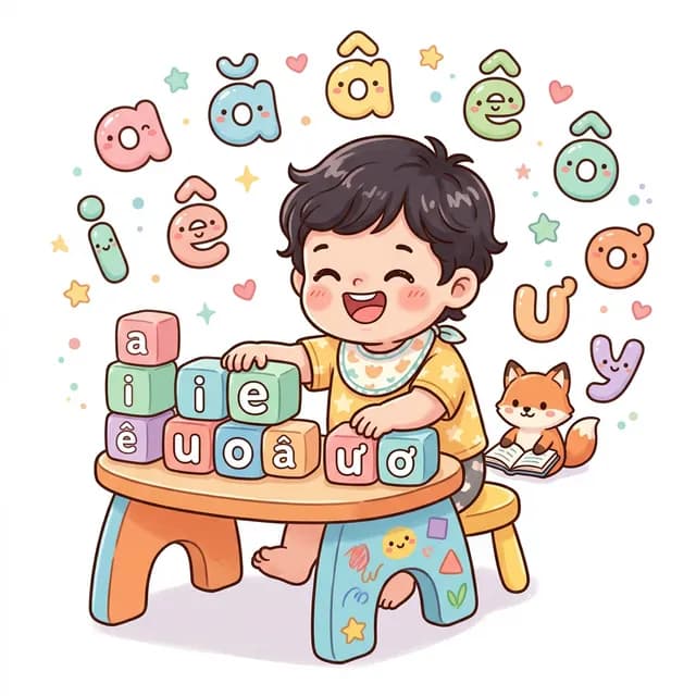 Bé Học Ghép Vần Tiếng Việt: Bước Đệm Vững Chắc Cho Kỹ Năng Đọc Viết